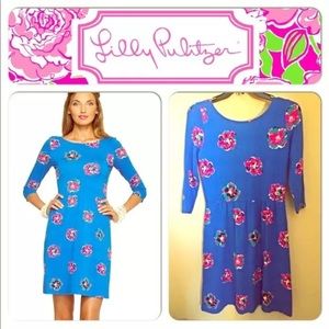 Lilly Pulitzer Royce Blue Corsage 🐣 Easter Dress